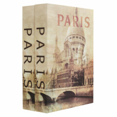 Barska Paris and Paris Dual Book Lock Box with Key Lock CB13058