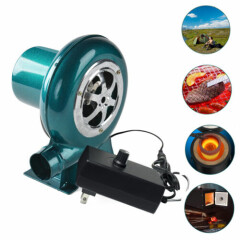 80W Combustion Blower Stove Fire Electric Fan for Barbecue Melting Forge Stove 