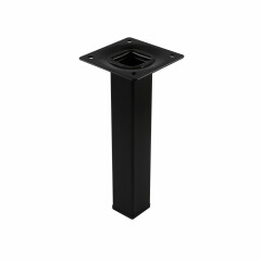 4x Adoored SQUARE TUBE FURNITURE LEGS Black*UK Brand- 25x25x100mm Or 25x25x150mm