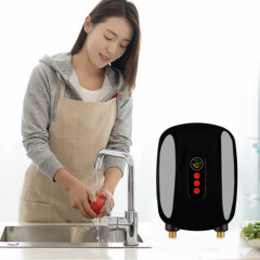 6500W Electric Instant Tankless Water Heater Kitchen Shower Hot Water 220V USA
