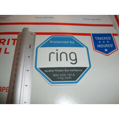 Ring Doorbell Sticker Decal Video Security Camera Door Window Sticker 4x4 3.5 in