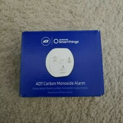 Samsung - SmartThings ADT Smart Carbon Monoxide Alarm - White
