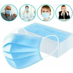 Face Mask Mouth And Nose Respirator Safe Protector Cover Lot 10,20,30,40 50 PC