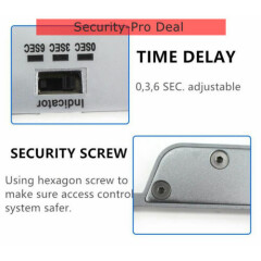 US DC12V Electric Drop Bolt Lock NC/Fail-Safe for Door Access Control System
