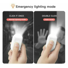 Set of 2 Personal Safety Alarm With Key Ring, LED light, USB Rechargeable. 