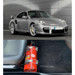 Porsche 911 997 F4 Fabrication Fire extinguisher mount holder bracket