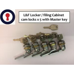 Cam locks for Lockers and filing cabinets 22mm 1st P&P