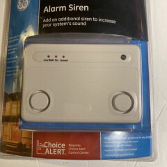 GE Alarm Kit Siren, Window & Door Sensor CHOICE ALERT Wireless Security 45136