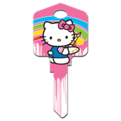 Hello Kitty Paint House Key - Collectable Key - Kitty White - Suits LW4 