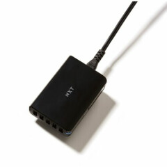 NXT Technologies 5 ft. Charging Station 5 USB Ports Black NX56821
