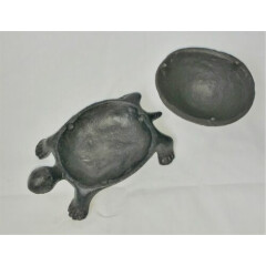 Cast Iron Garden Turtle Trinket, Key Box