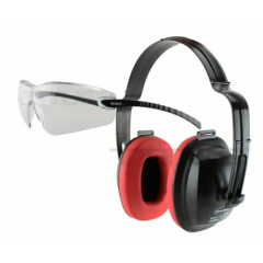 TITUS Hearing Protection Earmuffs Noise Reduction & Shooting Glasses Range Gear