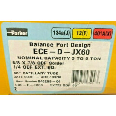 PARKER ECE-D-JX60 THERMOSTATIC Refrigeration Expansion Valve (60 INCH TUBE)