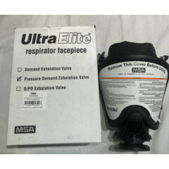 MSA Ultra Elite Full Face Respirator with Pressure Demand Exhalation Valve NEW!