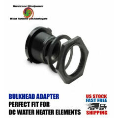 DC Water Heater Element 12 Volt 250 Watt w/Bulkhead Adapter Solar Water Heating
