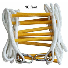 Fire Escape Ladder 2 Story & 3 story- Solid Flame Resistant Fire Safety Rope ...