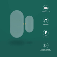 1-4X Tuya Zigbee 3.0 Smart Door Window Sensor Contact Detectors Home Security 