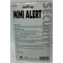 Security MINI ALERT for windows & doors Residential/commercial applications NEW