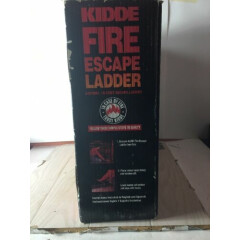 Kiddie Steel Fire Escape Ladder 15 Foot 2 Story Tangle Free Assembled ~USED