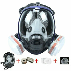 7 in1 Full Face For 6800 Gas mask Facepiece Respirator Painting Spraying new