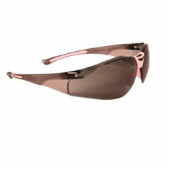 Woman Pink Frame Dual Comfort High Performance Protective Safety Glasses 
