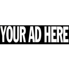 Your Ad Here (this is what it says, no substitution wording) Sticker S-75