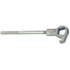 Grainger 6AKC0 Adjustable Hydrant Wrench, 1-1/2" to 3" Nut, 16-9/16" Length -