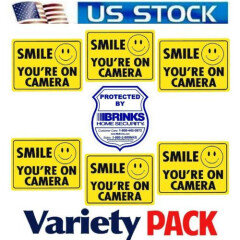 Lot Home Surveillance Security Camera Video Sticker Warning Decal Outdoor Sign
