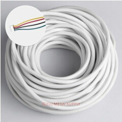 4 Core 20m 0.3mm² Round Flexible Copper Cable For Video Entry Security System
