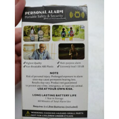 Safe Sound Personal Alarm5 Pack130 dB Loud Siren Song Emergency Self-Defense ...