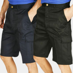 Mens Cargo Work Shorts Combat Half Pants Multi Pockets Casual Workwear Shorts