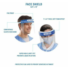 4 Pack Full Face Shield - FAST Shipping - USA Seller - PRICE IS FOR 4 SHIELDS