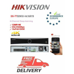 Hikvision DS-7732NXI-I4/16P/S 32 channels, 4x HDD, 16x PoE, Acusense NEW