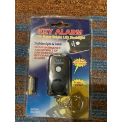 Key alarm with flashlight