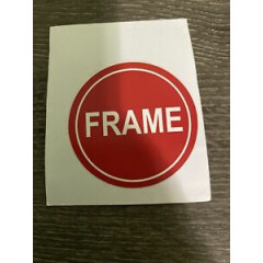 Frame Decal Hard Hat Sticker 