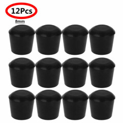 12 Pack Rubber Furniture Pad Feet Table Chair Leg Cap Cover Tips Floor Protector