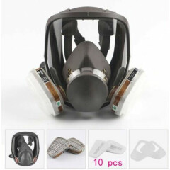 15 in 1 set Full Face Gas Shields For 6800 Face piece Respirator Painting Spray