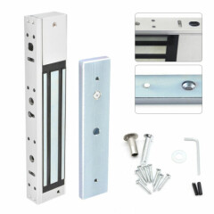 Holding Force Electric Magnetic Door Lock Gate Security Access System 600Lbs 12V