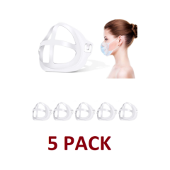 5 PACK OF 3D SILICONE MASK BRACKET