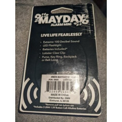 Mayday Mini Black Self Defense Keychain Personal Alarm Emergency Keyring
