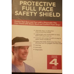 4 PCS Protective Full Face safety Shield.