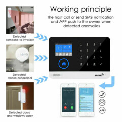 Smart Life WIFI GSM Wireless Home Security Burglar Alarm System Detector Camera