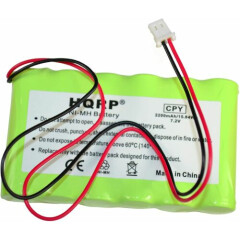 HQRP Battery for Apxalarm APX32EN, APX32ENSIA, APX32SIA Security System