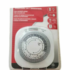 UTILITECH Outlet Timer With 48 On/Off Settings 125v-60H NEW and Sealed
