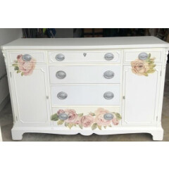 White Vintage Sideboard Cabinet
