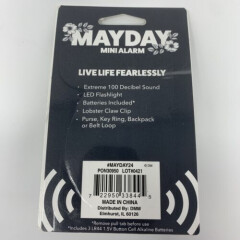 Mayday Mini Floral Gray Self Defense Keychain Personal Alarm Emergency Keyring