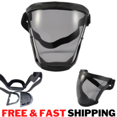 Active Shield Full Face Mask Cycling Home Safety Protective Transparent Shield