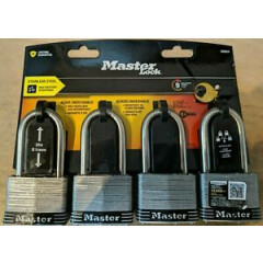 Master Lock Stainless Steel Outdoor Padlocks - 2 in. Shackle - 4 Pack - 5SSQLH