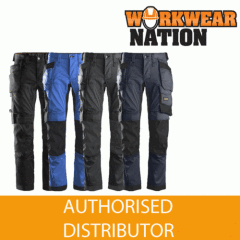 Snickers 6241 AllroundWork, Stretch Work Knee Pad Trousers Holster Pockets NEW