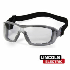 Genuine Lincoln K4707-1 360 Padded Clear Anti-Fog/ Scratch Safety Glasses 